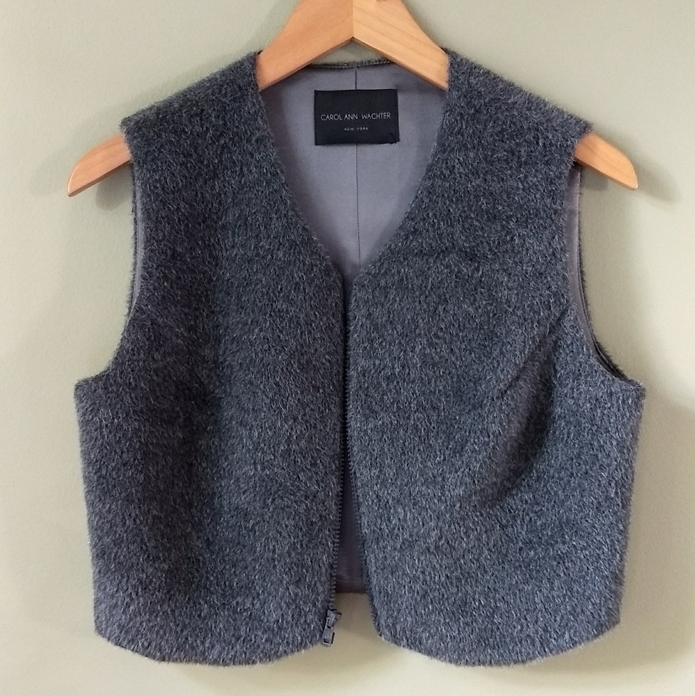 CarolAnnWatcher ALPACA silk top / vest Size 2